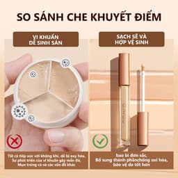 Thumbnail Kem che khuyết điểm O.TWO.O 40g che phủ quầng thâm mắt và lỗ chân lông 4 màu tùy chọn 4