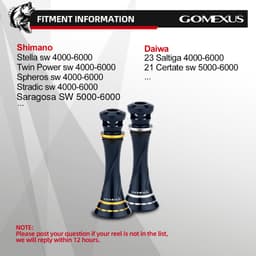 Thumbnail Máy câu cá GOMEXUS R9 cho Shimano Stella SW Twin Power stradic Saragosa Daiwa Saltiga Certate cỡ 4000-6000 1