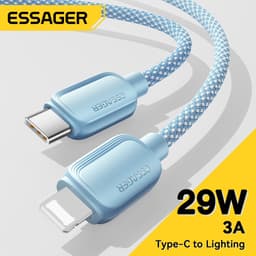 Thumbnail Dây cáp sạc nhanh ESSAGER Type C sang IOS PD 29W thích hợp cho ip 14 2