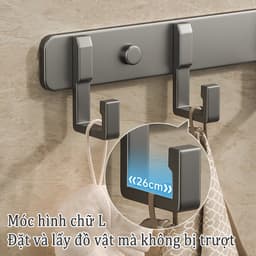 Thumbnail Meidoo Móc Treo Đồ Dùng Nhà Tắm Không Cần Khoan Lỗ Dễ Lắp Đặt Tiện Dụng 2