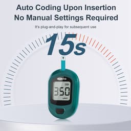 Thumbnail Bộ đồng hồ đo kiểm tra axit Cofoe Uric với 25 dải thử nghiệm + Lancet 4
