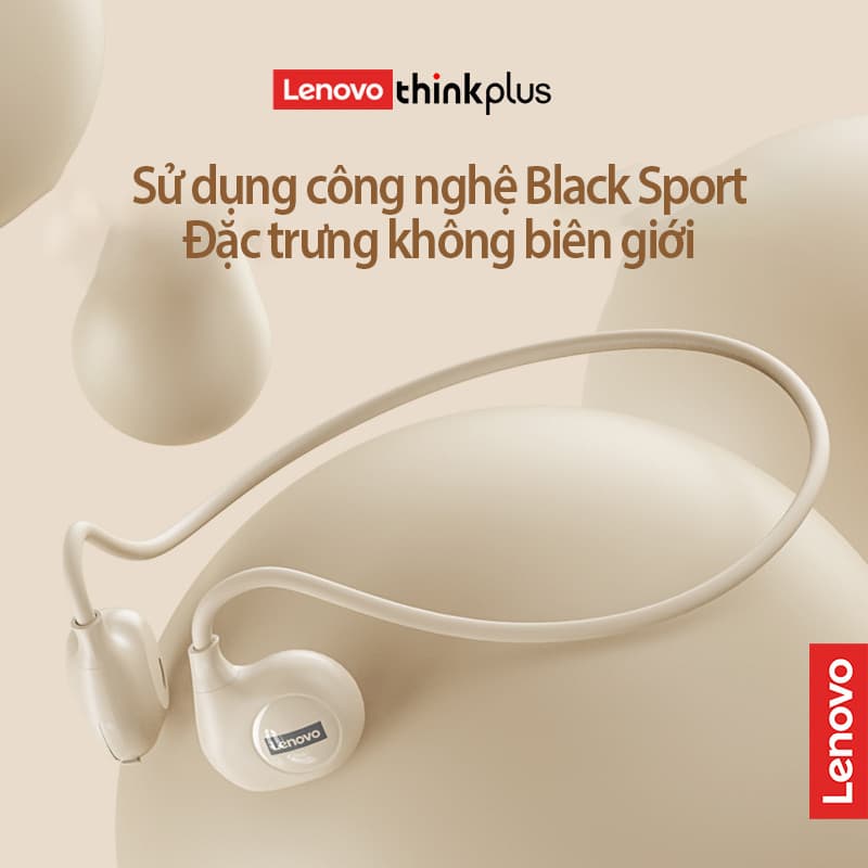 Ảnh 100% Ori Lenovo Thinkplus XT95 MAX Tai nghe Bluetooth V5.3 Tai nghe thể thao Tai nghe dẫn truyền xương không dây HiFi Stereo IPX5 Chống nước có Mic 1