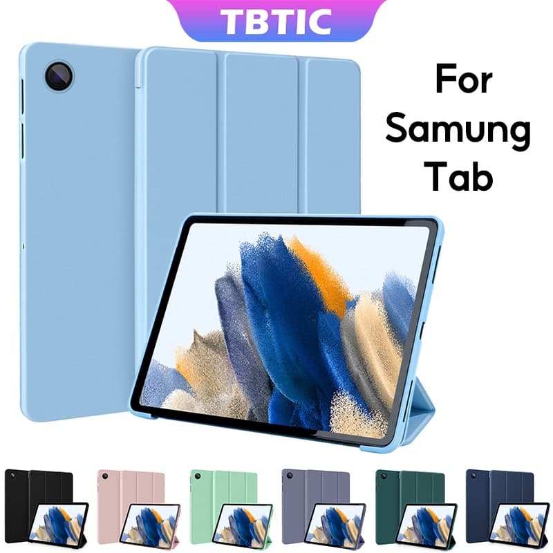 Ảnh TBTIC Cho Samsung Galaxy Tab S10 S9 FE S6 Lite 10.4 P620 P610 P615 P613 P619 A9 Plus A7 Lite 8.7 T225 10.4 T500 A8 10.5 X200 S7 11 T870 T875 S8 11 X700 Bao Da Lật 1