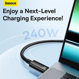 Thumbnail Cáp Sạc Baseus  Dây Cáp Sạc Nhanh USB-C Loại C Type C 240w Cho iPp15 pd3.1 Realme Samsung S23 Mac PC 2