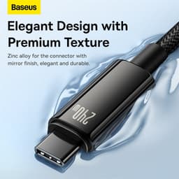 Thumbnail Cáp Sạc Baseus  Dây Cáp Sạc Nhanh USB-C Loại C Type C 240w Cho iPp15 pd3.1 Realme Samsung S23 Mac PC 4