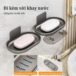 Thumbnail MEIDOO Khay Nhôm Đựng Xà Phòng Có Thể Tháo Rời Tiện Dụng Cho Nhà Tắm 3