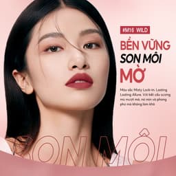 Thumbnail Thỏi son lì O.TWO.O nhung mịn lâu trôi không thấm nước chống khô 8 màu tùy chọn 39g 3