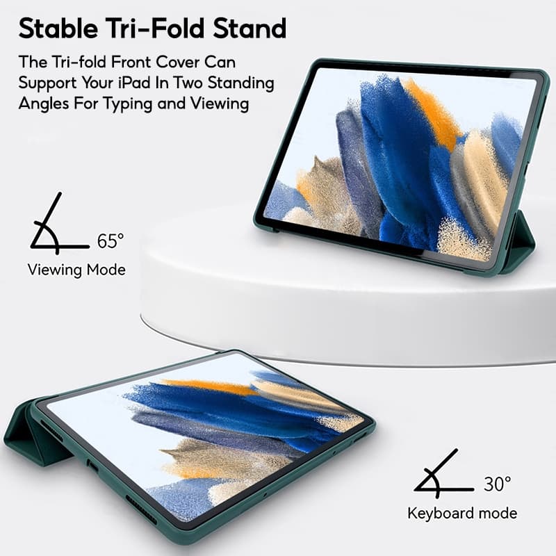 Ảnh TBTIC Cho Samsung Galaxy Tab S10 S9 FE S6 Lite 10.4 P620 P610 P615 P613 P619 A9 Plus A7 Lite 8.7 T225 10.4 T500 A8 10.5 X200 S7 11 T870 T875 S8 11 X700 Bao Da Lật 4