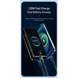 Thumbnail Cáp sạc nhanh Awei CL-972 3 trong 1USB sang M + C + L Type C Sạc siêu nhanh 120W 1.2M Nylon Bradied 4