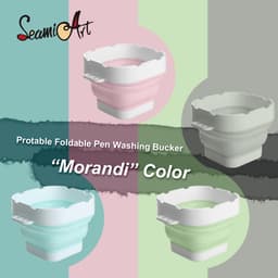 Thumbnail Xô đựng màu nước SEAMIART mini có thể gấp gọn tiện dụng 2