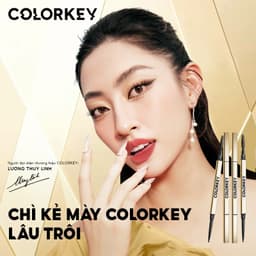 Thumbnail COLORKEY Chì kẻ mày hai đầu tam giác chống thấm nước lâu trôi cho người mới tập trang điểm 3