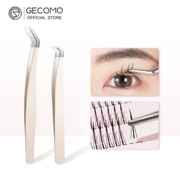Thumbnail Nhíp Gắp Lông Mi Giả Bằng Thép Không Gỉ Thương Hiệu GECOMO 1