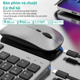 Thumbnail Bàn phím bluetooth không dây GOOJODOQ 102 phím/chuột không dây cho laptop máy tính để bàn chính hãng 3