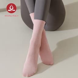 Thumbnail MOVING PEACH Vớ Tập yoga Bằng cotton pvc tất chống trơn 4
