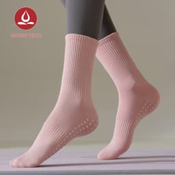Thumbnail MOVING PEACH Vớ Tập yoga Bằng cotton pvc tất chống trơn 3