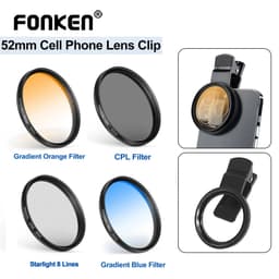 Thumbnail Bộ lọc ống kính máy ảnh điện thoại Fonken 52mm 8 dòng + kẹp cpl starlight thông dụng có thể điều chỉnh 1