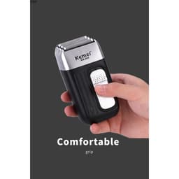 Thumbnail Kemei Máy Cạo Râu 3 Lưỡi Dao Cạo Râu Điện Tử Có Thể Sạc Lại Cho Nam 2