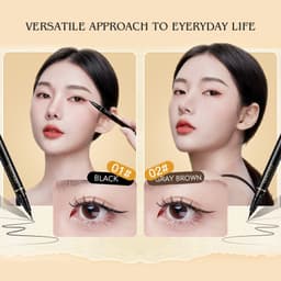 Thumbnail Bút Kẻ Mắt Dạng Lỏng Nhanh Khô Lâu Trôi Chống Thấm Nước Trang Điểm Tự Nhiên 1