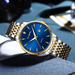 Thumbnail Bqna Đồng Hồ quartz Chống Thấm Nước Bằng Thép Không Gỉ 6124 Phong Cách Hàn Quốc 4