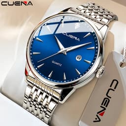 Thumbnail Bqna Đồng Hồ quartz Chống Thấm Nước Bằng Thép Không Gỉ 6124 Phong Cách Hàn Quốc 1