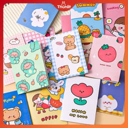 Thumbnail 【Giá sỉ】Sổ Tay mini 16 Tấm Họa Tiết Hoạt Hình Dễ Thương Dành Cho Học Sinh Mẫu Giáo 2