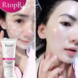 Thumbnail Kem Dưỡng RtopR Che Khuyết Điểm Dưỡng Ẩm Chống Thấm Nước Làm Trắng Da Tự Nhiên Nâng Tông Da Có Hiệu Quả Cao Cấp dưỡng trắng da mặt Mango Whitening Cream（60g） 1
