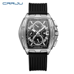 Thumbnail Đồng hồ quartz CRRJU 2317X đa năng chống thấm nước dây đeo bằng silicon chất lượng cao 2