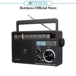 Thumbnail Máy nghe nhạc MP3 radio FM RETEKESS TR618 AM SW kèm phụ kiện 1
