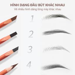 Thumbnail Gecomo Bút Chì Kẻ Lông Mày Chống Nước Lâu Trôi Không Nhòe 4