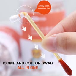 Thumbnail Cofoe 50 Tăm bông iodophor y tế khử trùng dùng một lần chăm sóc sơ cứu 2