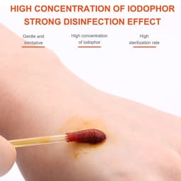 Thumbnail Cofoe 50 Tăm bông iodophor y tế khử trùng dùng một lần chăm sóc sơ cứu 4