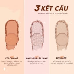 Thumbnail Bảng Phấn Mắt BANXEER 9 Màu Lì Và Ánh Ngọc Trai Kết Hợp Mịn Màng Sành Điệu 74g 3