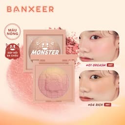 Thumbnail Phấn Má Hồng BANXEER Monster 6 Màu Tùy Chọn 34g 1