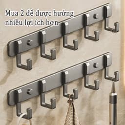 Thumbnail Meidoo Móc Treo Đồ Dùng Nhà Tắm Không Cần Khoan Lỗ Dễ Lắp Đặt Tiện Dụng 3