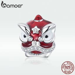 Thumbnail Bamoer Bạc 925 Quyến Rũ Trung Quốc Hạt Năm Mới Quà Tặng Cho Vòng Tay DIY Vòng Cổ 4
