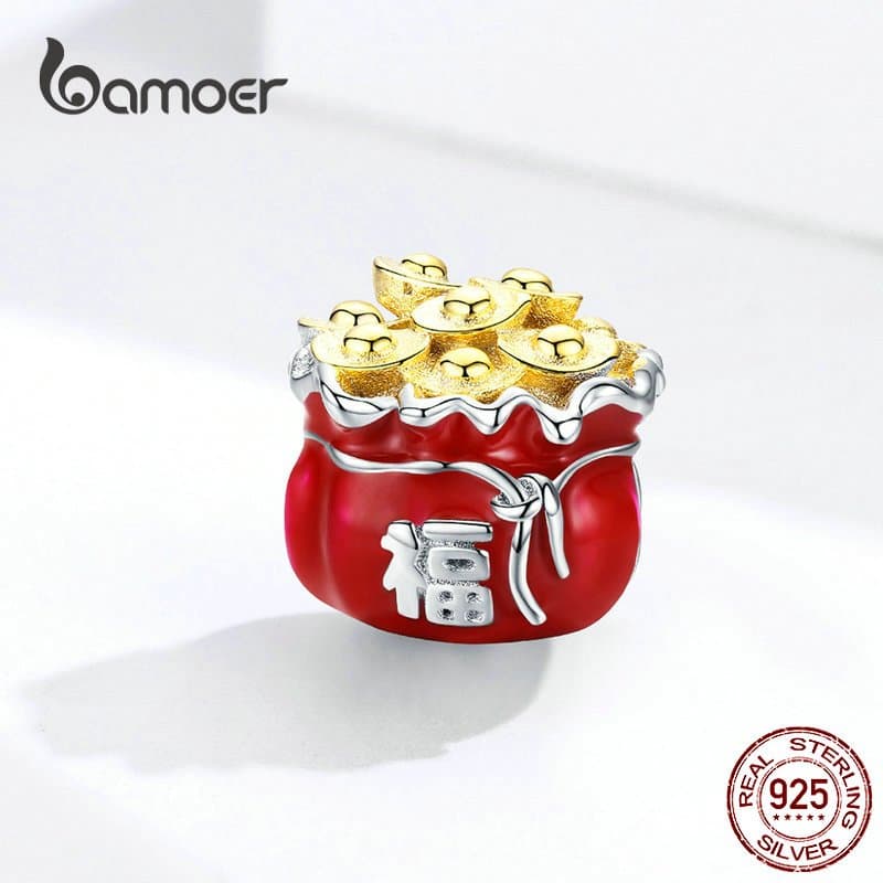 Ảnh Bamoer Bạc 925 Quyến Rũ Trung Quốc Hạt Năm Mới Quà Tặng Cho Vòng Tay DIY Vòng Cổ 2