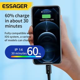 Thumbnail Essager 27w PD USB c sang Lcáp sạc nhanh cho ip Type c cho dây 4