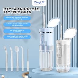 Thumbnail CkeyiN Máy tăm nước 3 chế độ có thể sạc lại tiện lợi chuyên dụng chăm sóc răng miệng KQ136 DG003 2