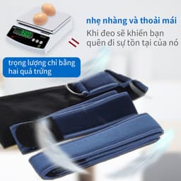 Thumbnail Túi treo tay VELPEAU có dây đeo thắt lưng Thích hợp đeo khi ngủ, đai đeo y tế mỏng nhẹ cho người gãy xương, có thể điều chỉnh Khuỷu tay hỗ trợ vai và chóp xoay 4