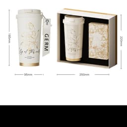 Thumbnail Insulated cup Germ capacity 500ml 316 grade stainless steel material  Coffee Cup gift set 4
