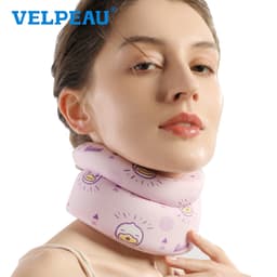 Thumbnail Nẹp cổ VELPEAU mềm mại hỗ trợ giảm đau cổ cho nam và nữ, B.Duck Foam hỗ trợ cổ khi ngủ, cổ bị chấn thương hoặc sau chấn thương, giảm đau cột sống cổ 1