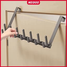 Thumbnail MEIDOO Móc nhôm móc treo quần áo phòng ngủ phòng tắm móc cửa không cần khoan Dễ sử dụng 1