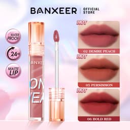 Thumbnail BANXEER Son Môi 6 Màu Tùy Chọn Chất Lì Chống Thấm Nước Chất Lượng Cao 1