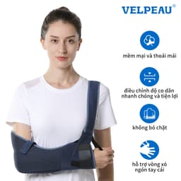 Thumbnail Đai đeo tay VELPEAU thoáng khí và thân thiện với làn da chuyên dùng cho gãy xương tay hoặc trật khớp vai 1