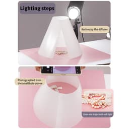 Thumbnail Dụng cụ khuếch tán ánh sáng SELENS mềm phản quang dùng làm đạo cụ chụp ảnh cho trang sức 2