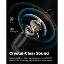 Thumbnail SoundPEATS Q35HD+ Tai nghe không dây Bluetooth 5.2 có tai nghe nhét tai thời gian chơi APTX-HD 17Hrs 3