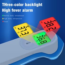 Thumbnail Nhiệt kế hồng ngoại kỹ thuật số Cofoe Đầu trước không tiếp xúc với nhiệt độ cơ thể có đèn nền Lcd cho bé trưởng thành 4