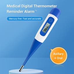 Thumbnail Cofoe Bán chạy Nhiệt kế LCD điện tử kỹ thuật số Thiết bị nhiệt độ sốt cho trẻ em Người lớn 1