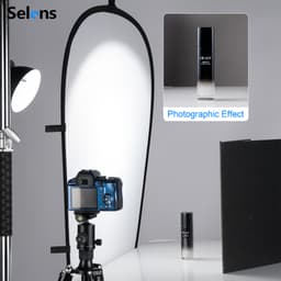 Thumbnail Selens Chụp Ảnh Ánh Sáng Khuếch Tán Phản Quang Có Thể Gập Lại Mềm Bật Lên Khuếch Tán Màu Trắng Cho Studio Video Ngoài Trời Studio Ảnh Nền Video Có Túi Đựng 3