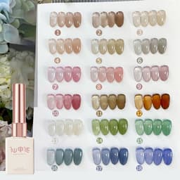 Thumbnail Xianjiayi 15ml sơn móng tay Thạch Trong suốt Màu trần Dầu móng tay Gel 2024 Mới Trong suốt Phổ biến 16 màu Tự chế Trà đá 1